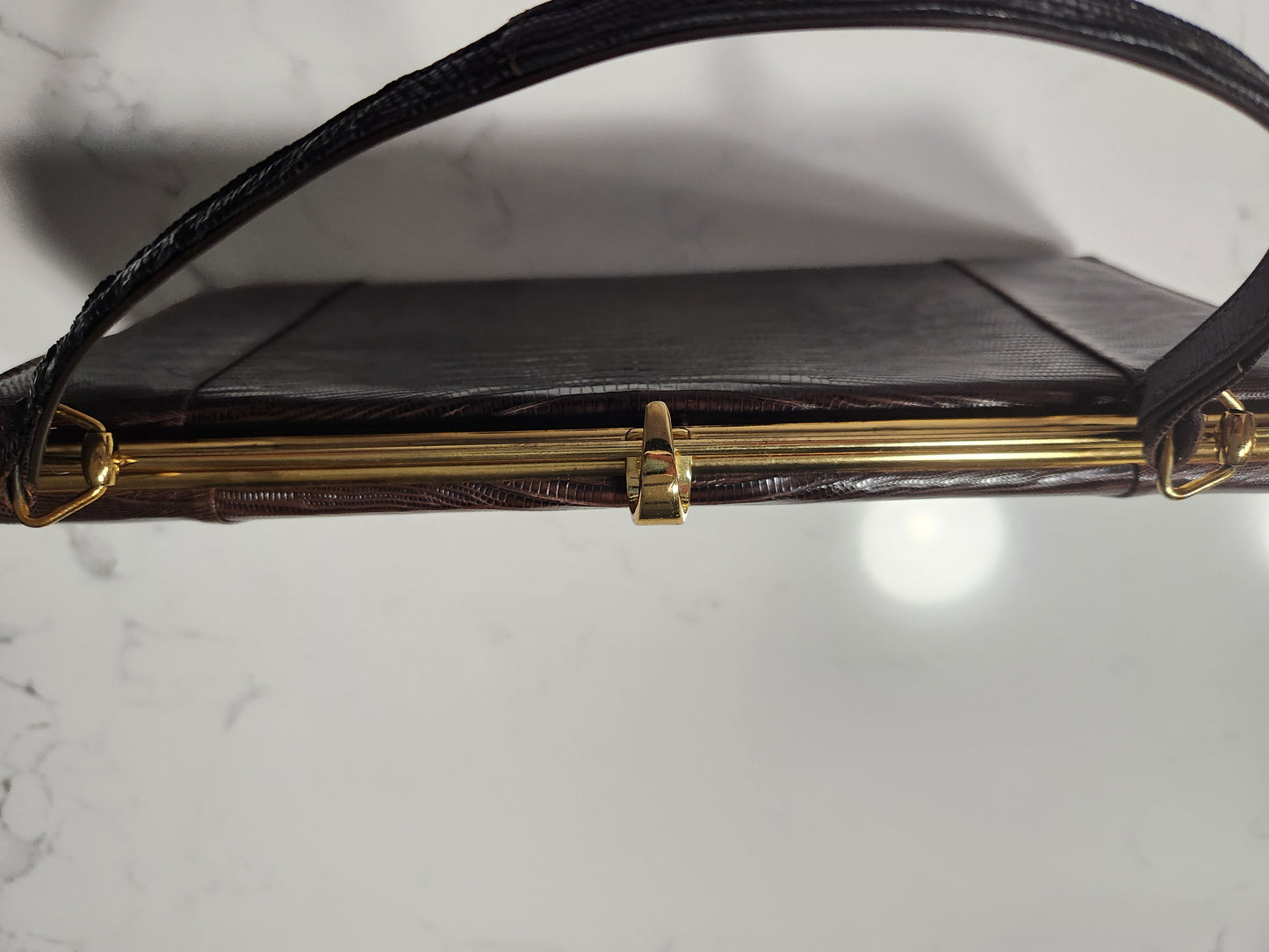 VHB-Vintage 1950's BRAHMIN Handbag Marked on Inside Frame