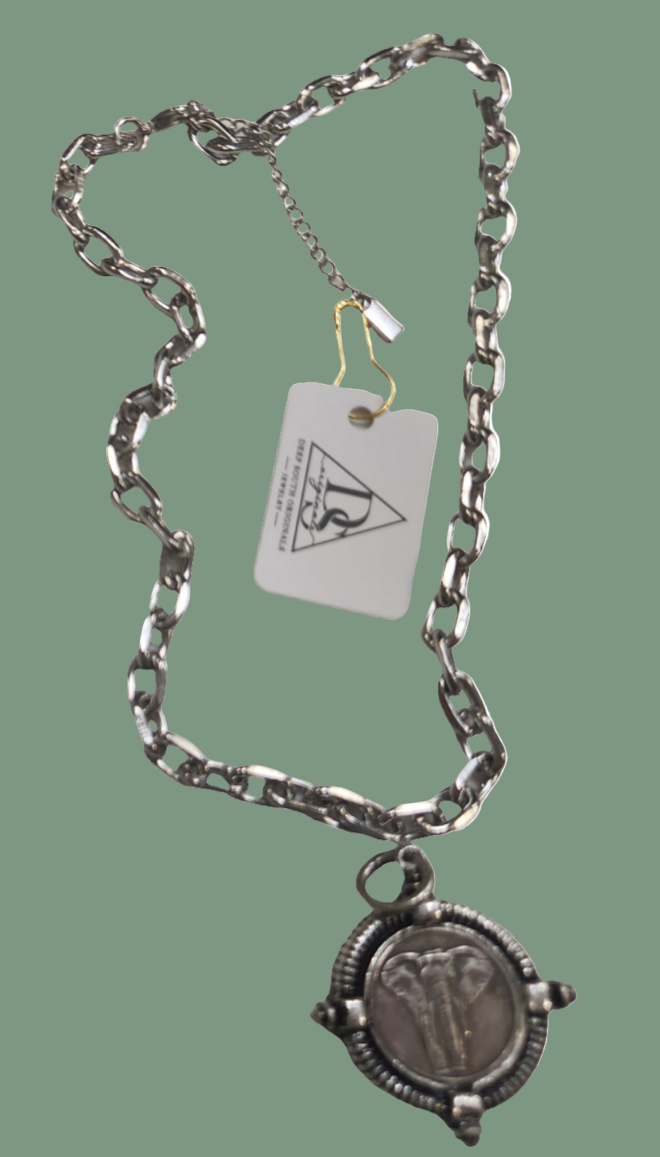 Flat Link Chain Necklace Silver