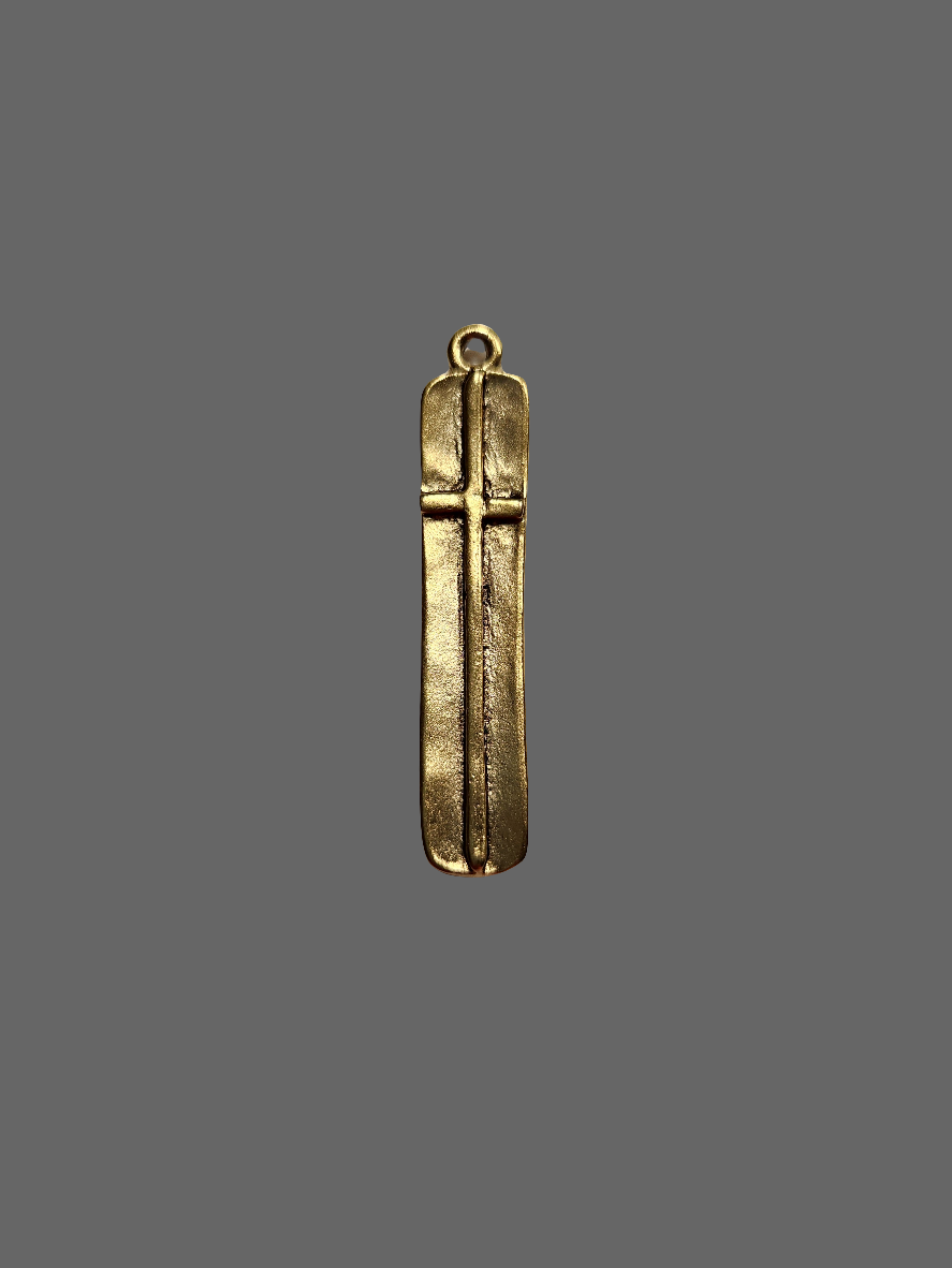 Cross, Long Skinny Pendant