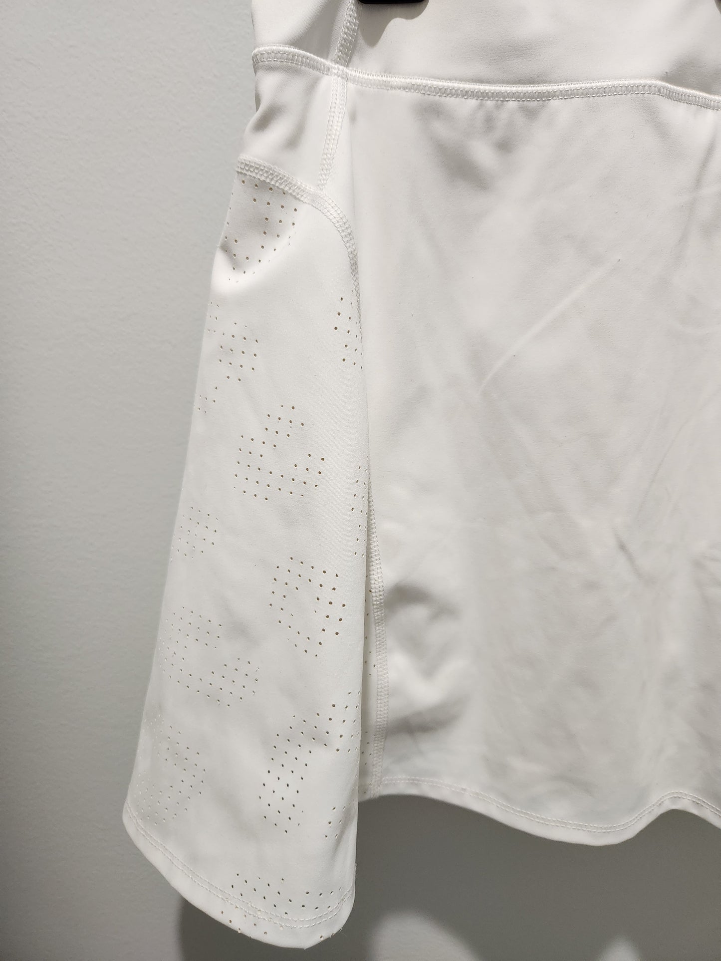 RAWskt- Simply Jules off white tennis style skirt with built-in shorts Holly's Collection