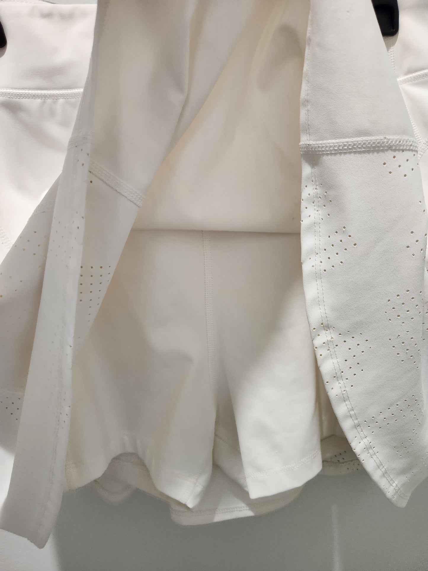 RAWskt- Simply Jules off white tennis style skirt with built-in shorts Holly's Collection