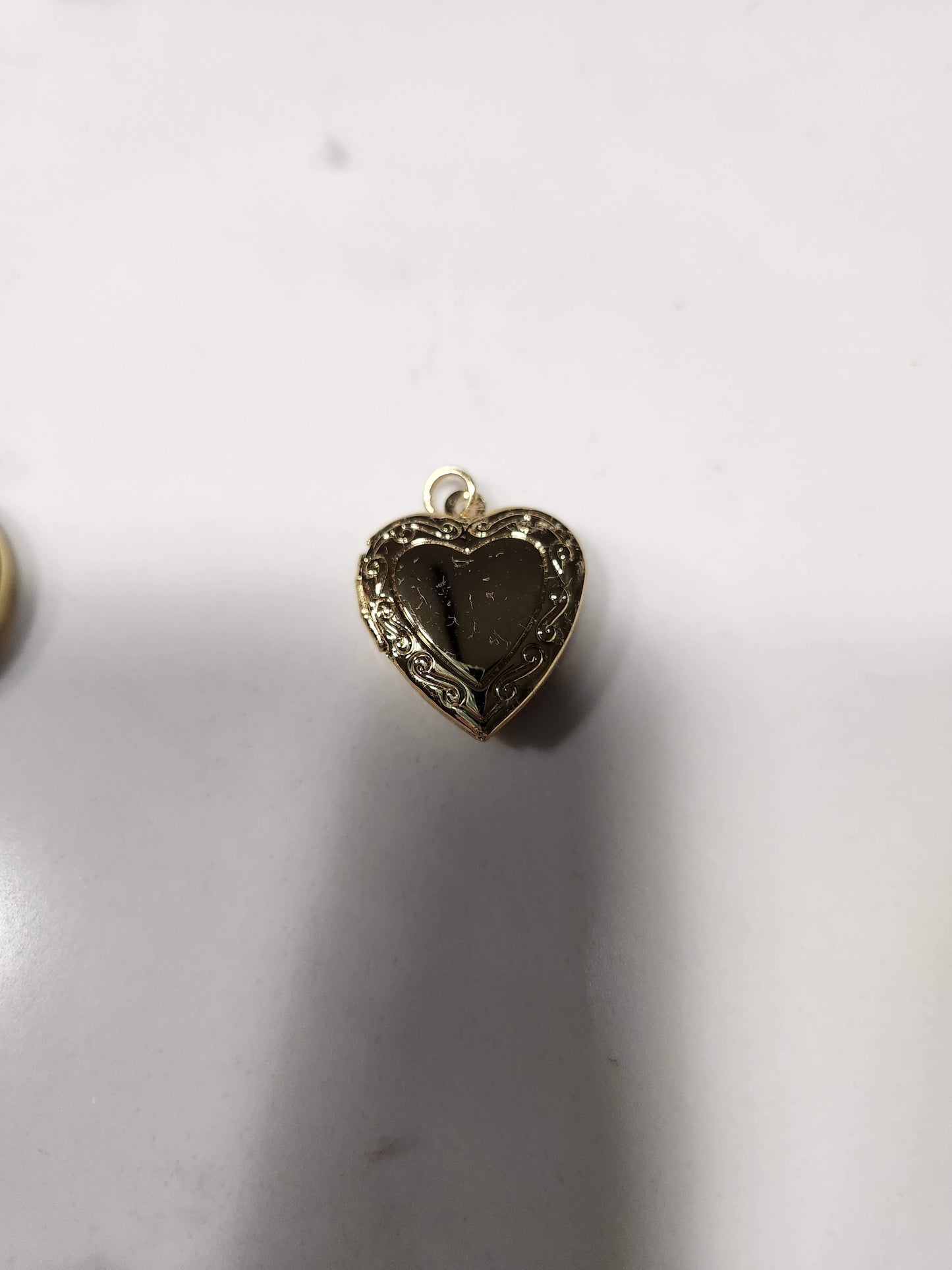 Heart Locket For Scarf or Necklace