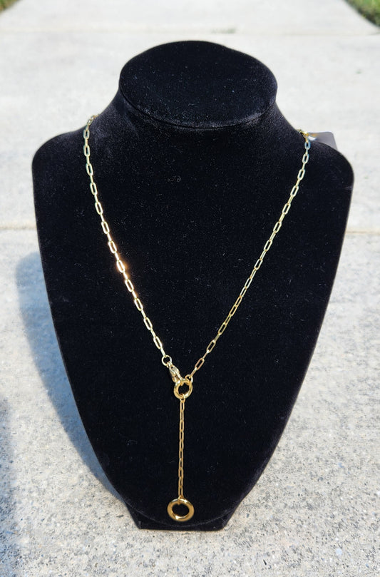 J-Deep South Originals Dual Circle Charm Holder Necklace