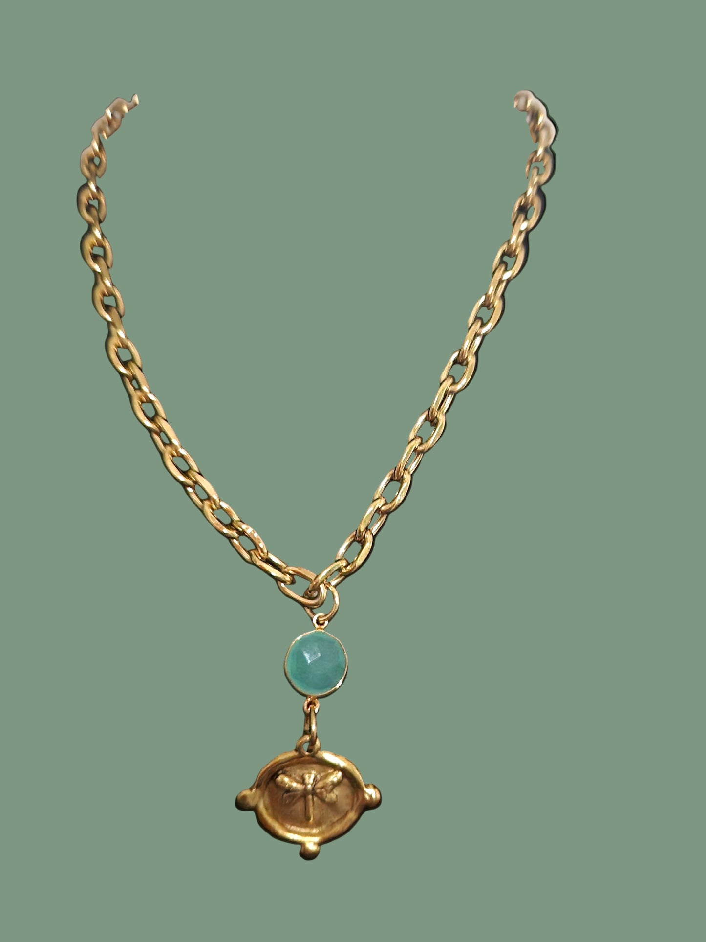 J- Lennon Dragonfly Necklace