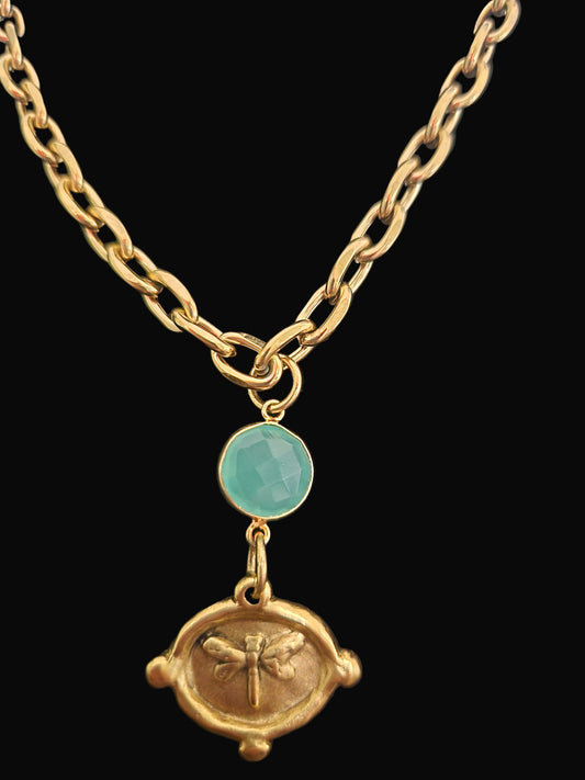 J- Lennon Dragonfly Necklace