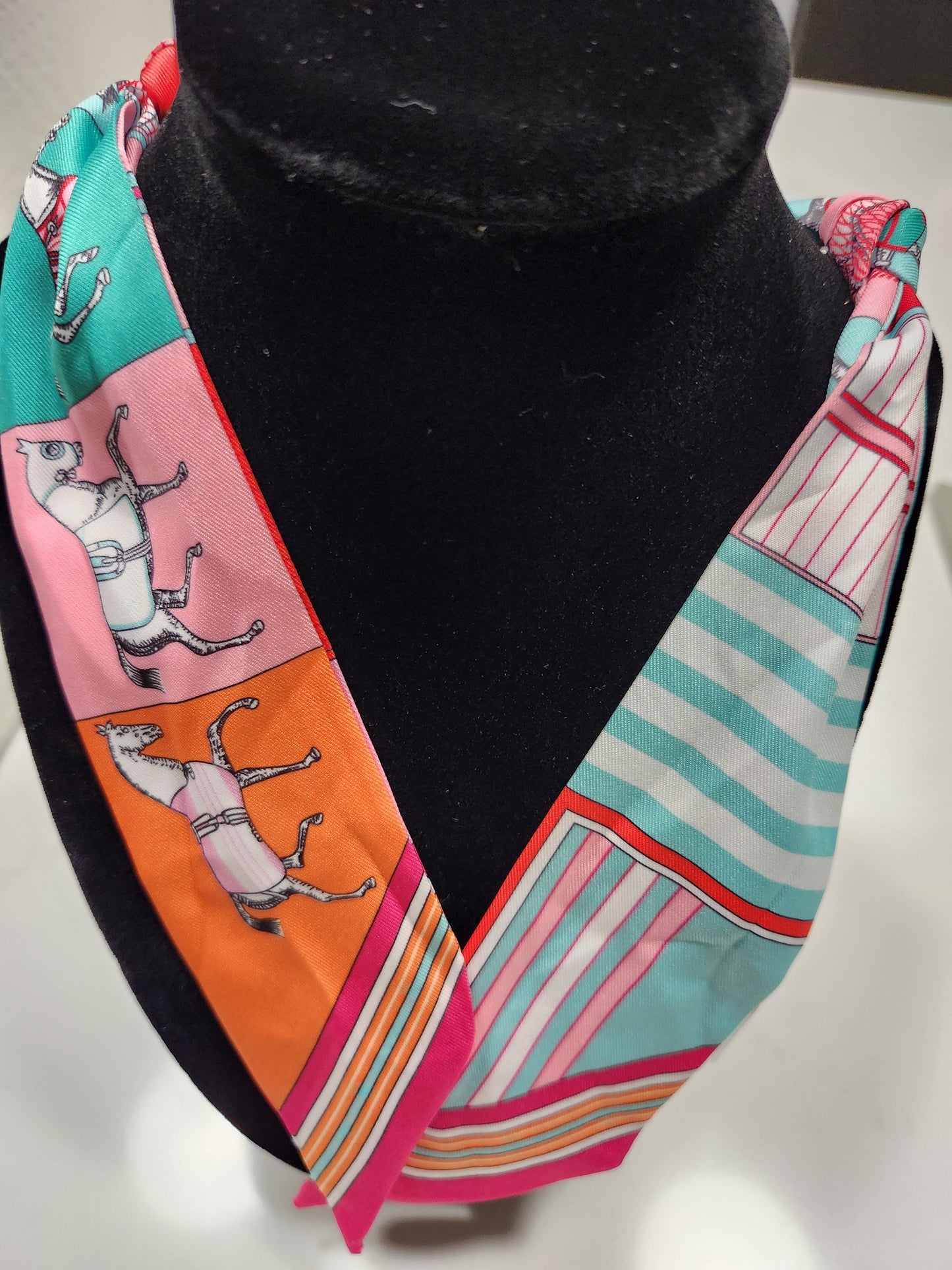 J- Deep South Originals Scarf Necklace with Heart Locket