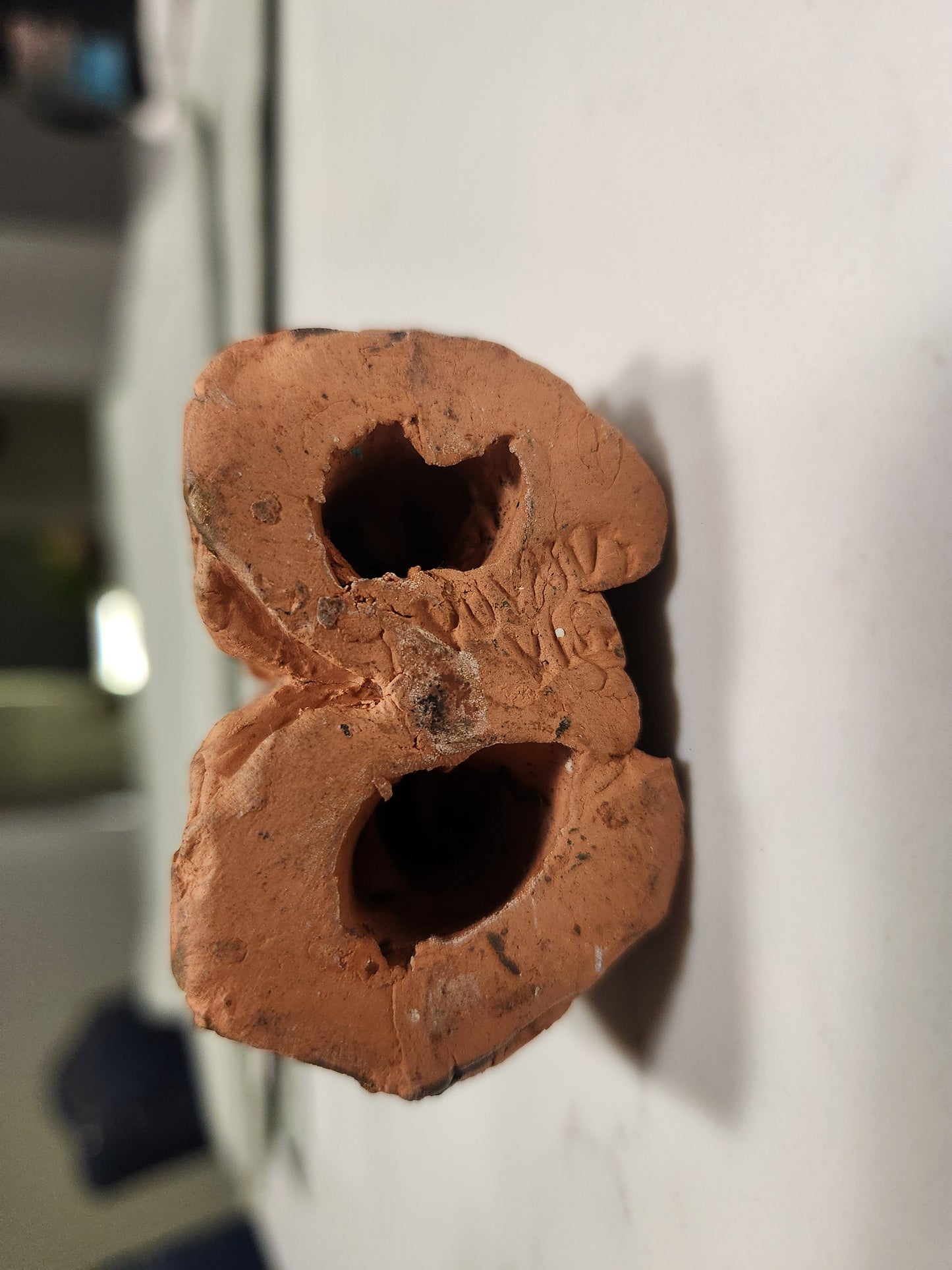 V- Terra Cotta Identical Twin Owls