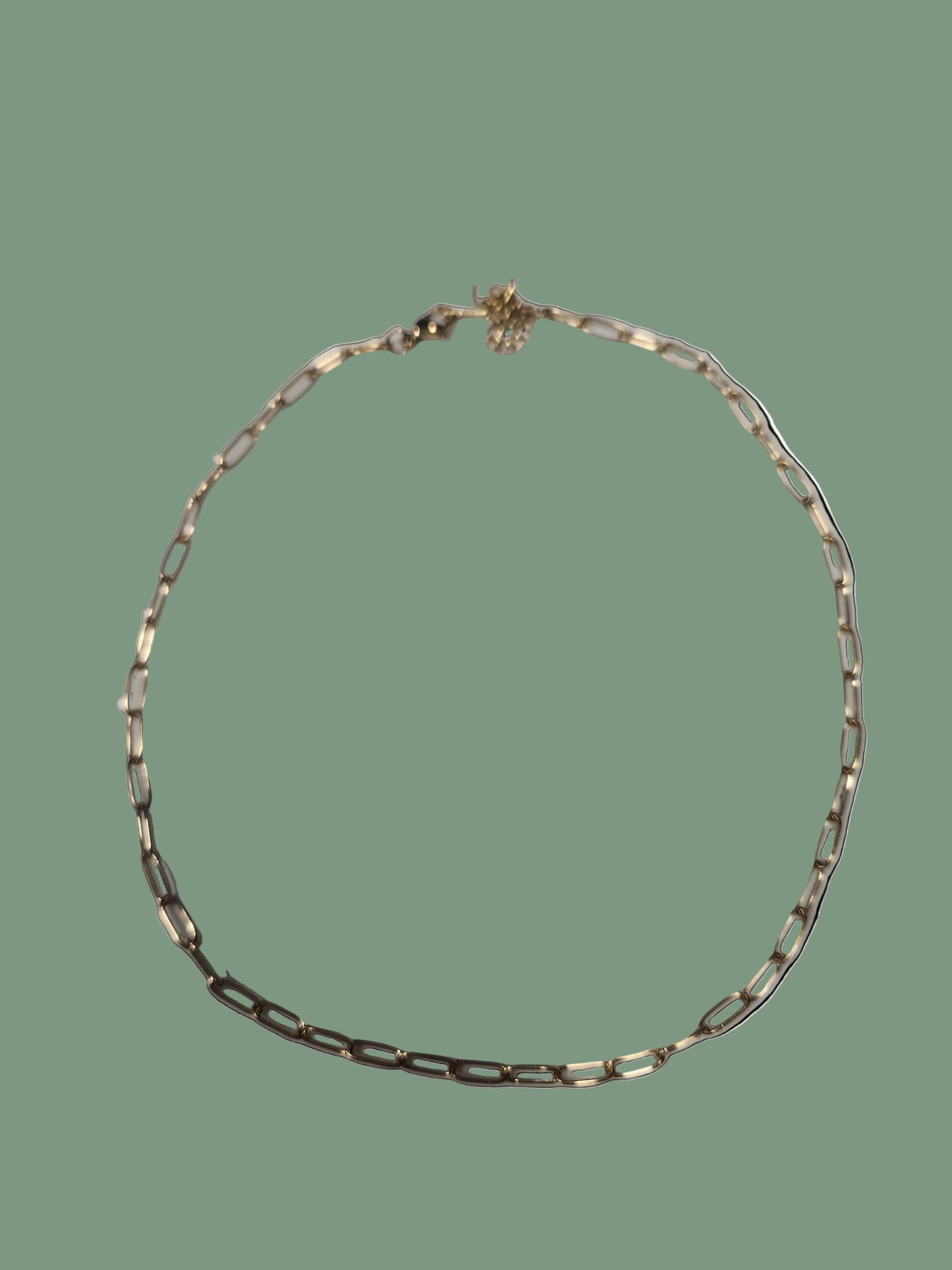 Paperclip Chain 16" with 2" extender