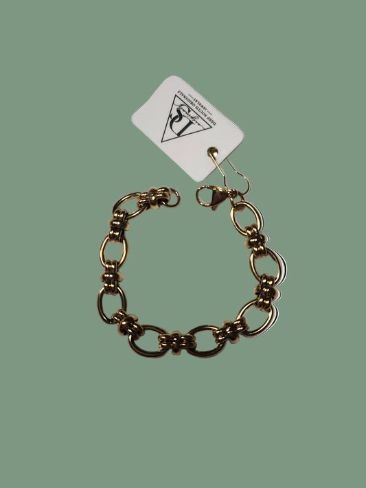Large Link Georgia Chain Bracelet in Gold
