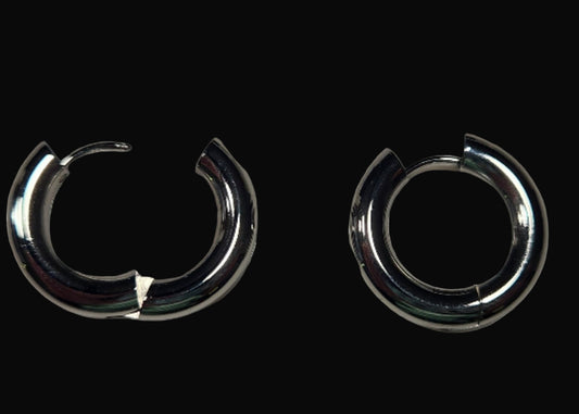 Silver Hoop Earrings