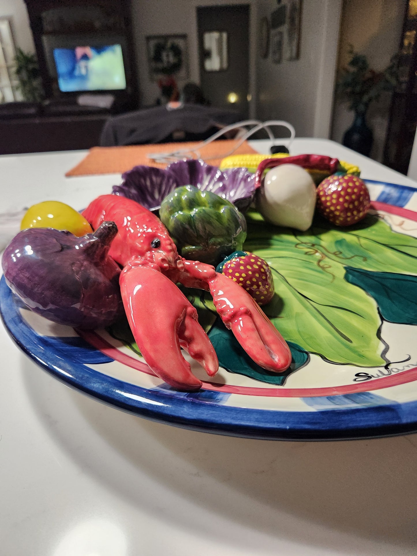 VPLTR-Vintage Hors d'oeuvre/Dip Party Platter