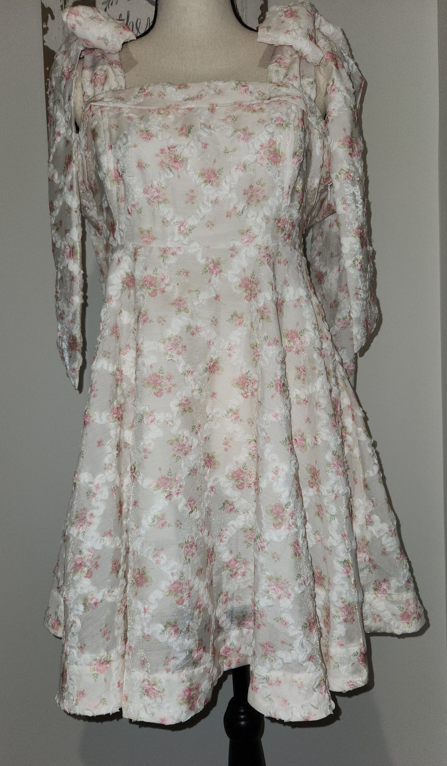 RD- Holly's Resale Mable by Anthropologie Summer Party Floral Sleeveless Dress/ Sz L