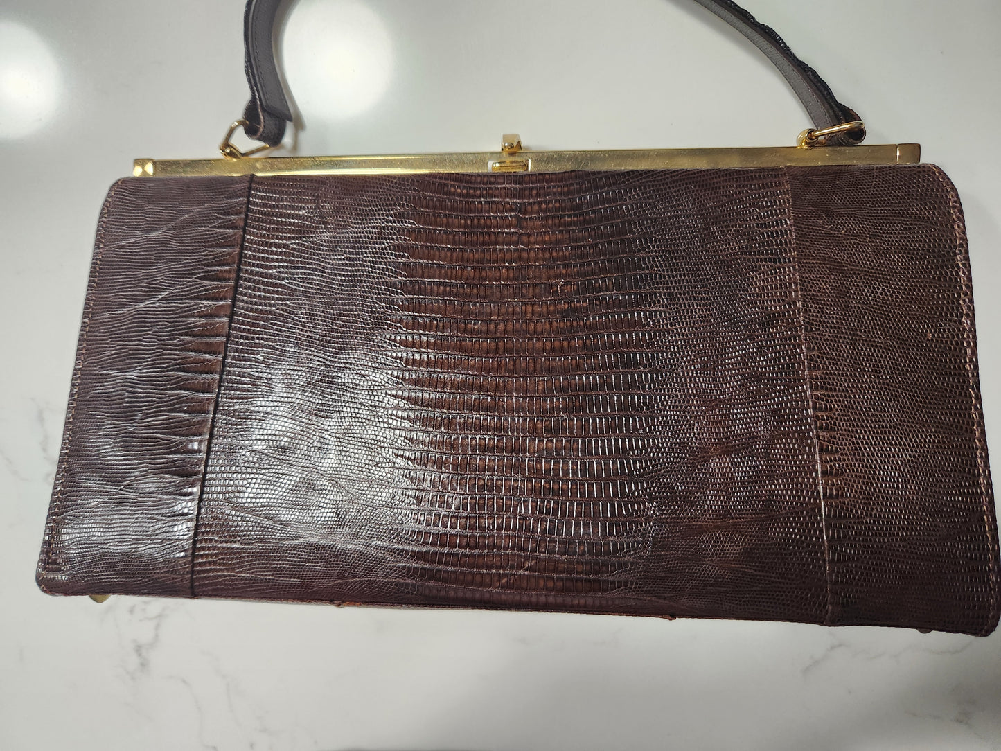 VHB-Vintage 1950's BRAHMIN Handbag Marked on Inside Frame