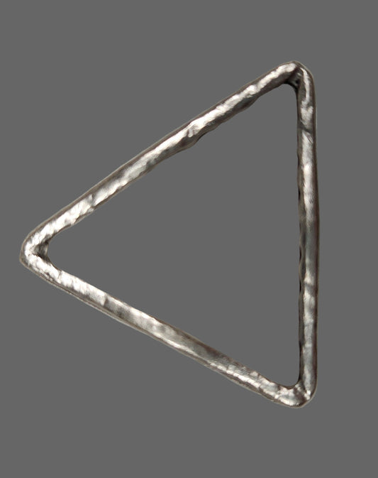 Delta/Triangle Organic Stainless Steel Pendant