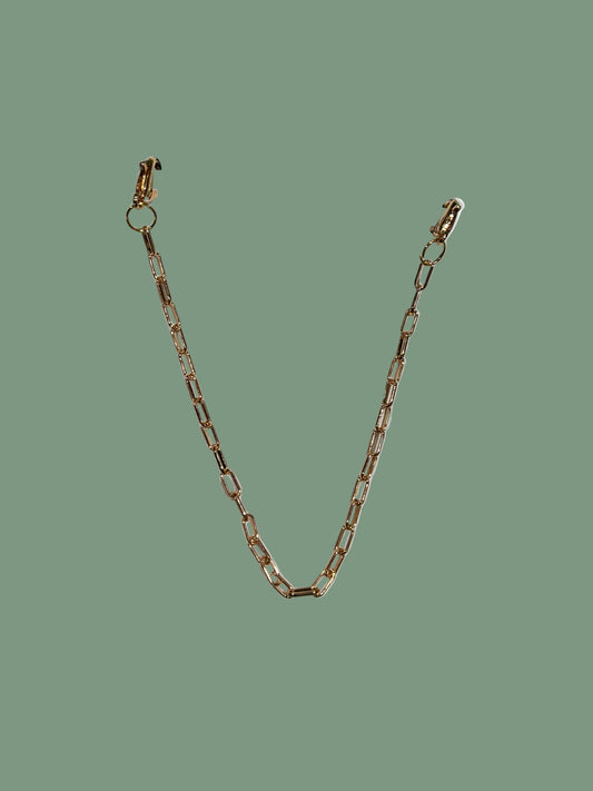 Small Paperclip Hat Chain | Hat Band | Hat Chain Gold