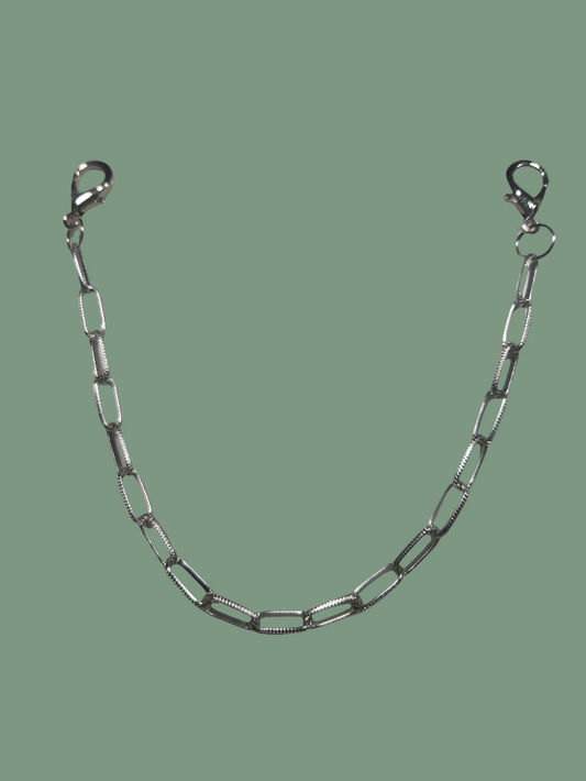 Large Paperclip Hat Chain Stainless Steel