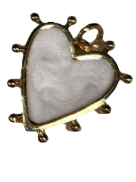 Pearl Glow Heart Charm