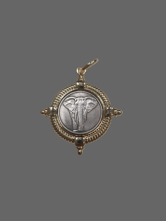 Gold Elephant Pendant