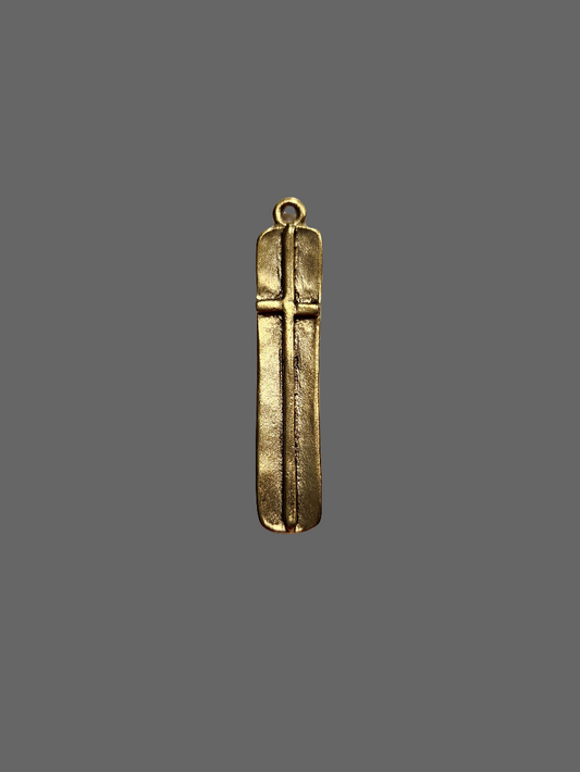 Cross, Long Skinny Pendant