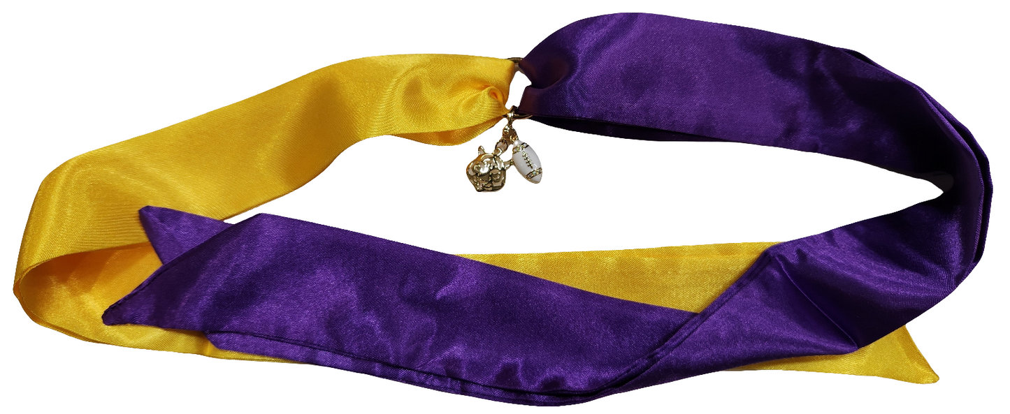 LSU Skinny Scarf Charm Bracelet/ Necklace & More