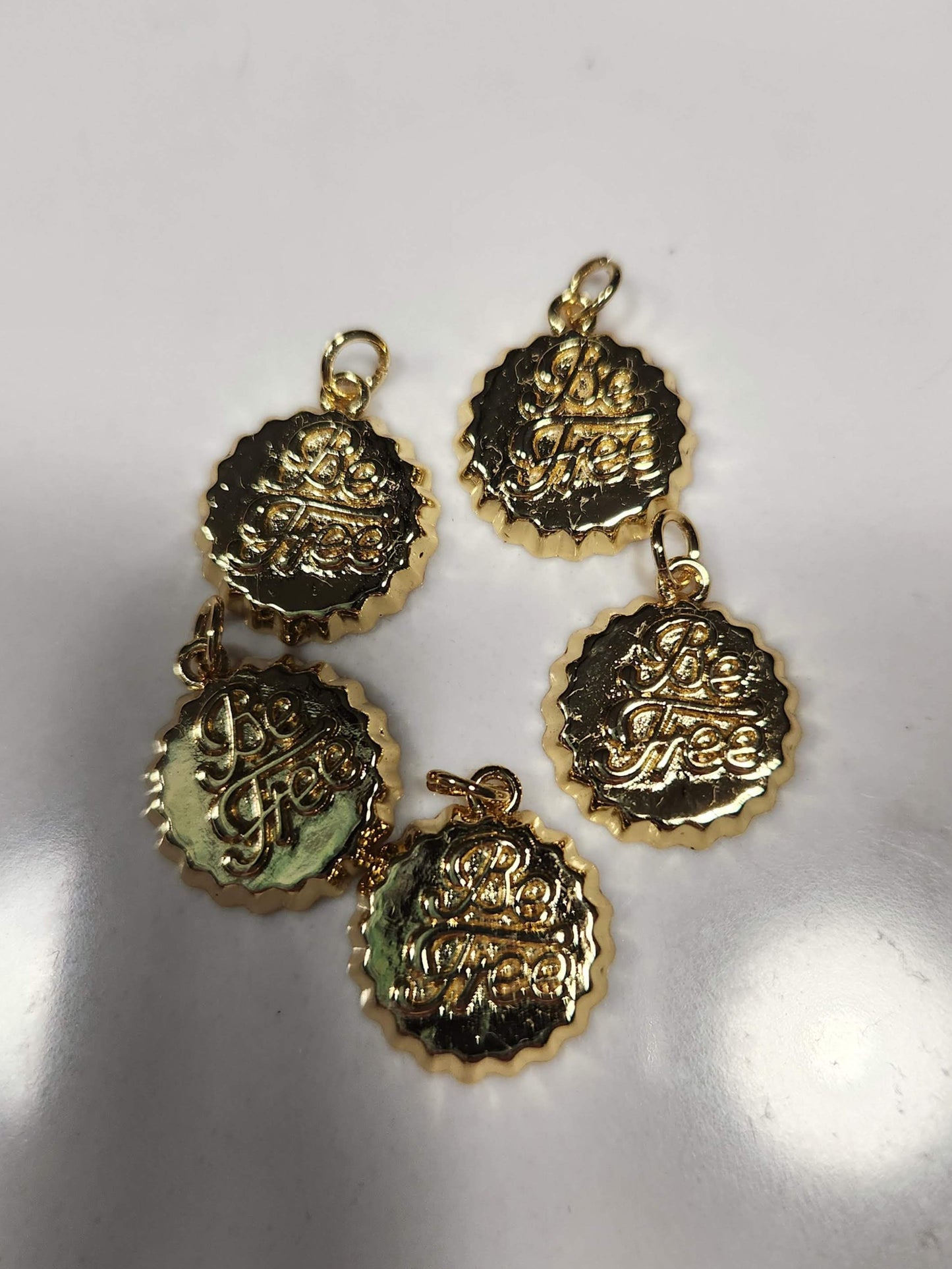 Be Free Bottlecap Charm Small