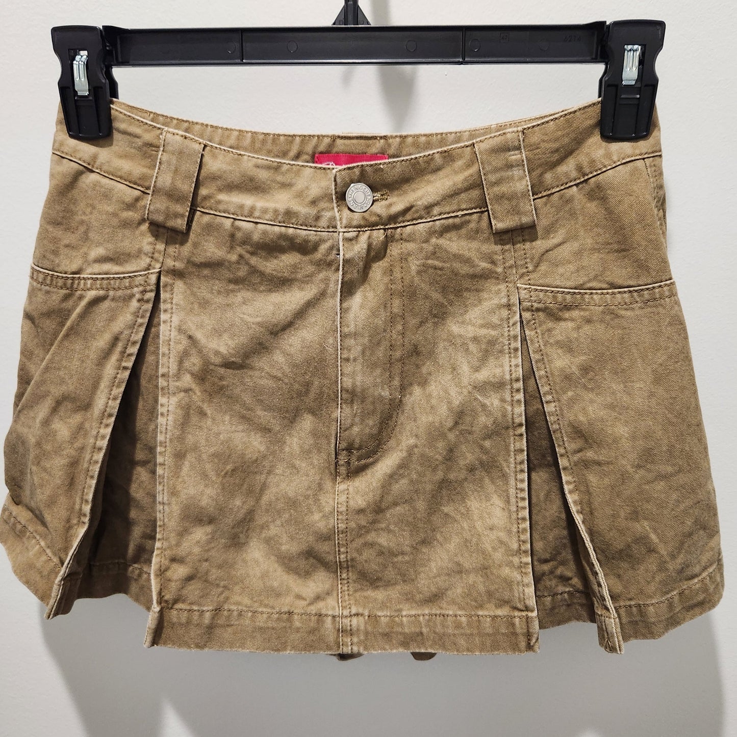 RSS-Baby Blush Denim Paper Bag Brown Distressed Short Set Sz Sm Holly's Collection