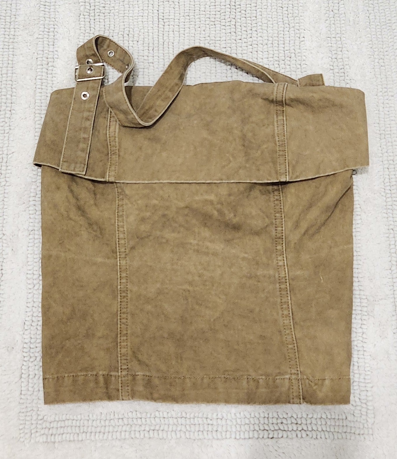 RSS-Baby Blush Denim Paper Bag Brown Distressed Short Set Sz Sm Holly's Collection