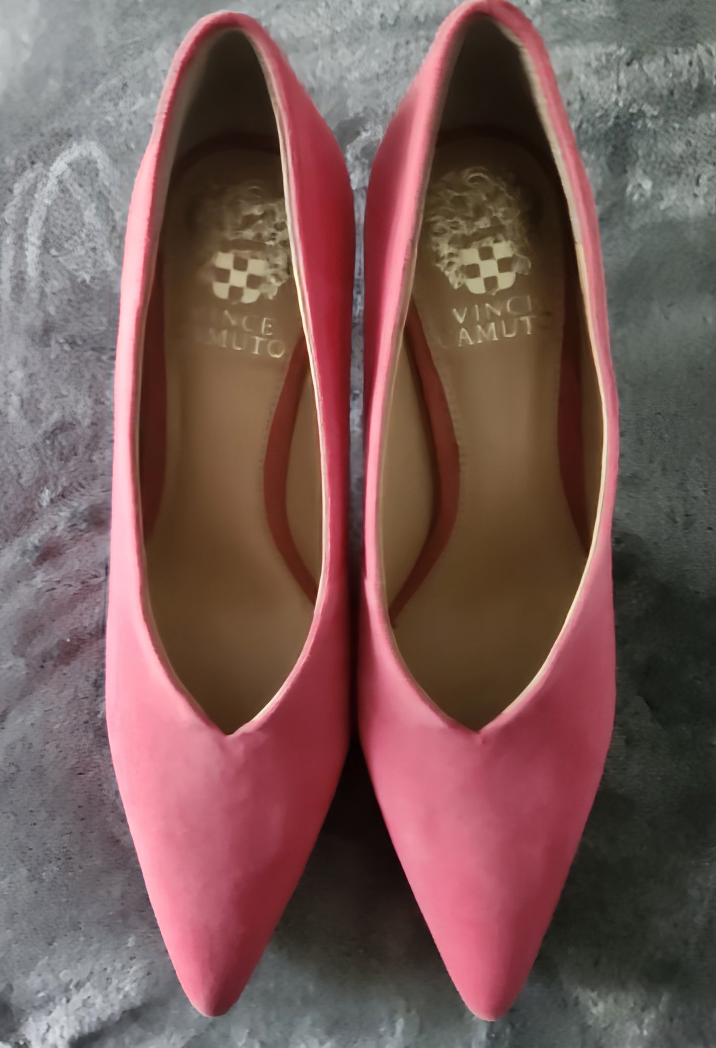 Vince Camutto Barbie Pink Suede Heels
