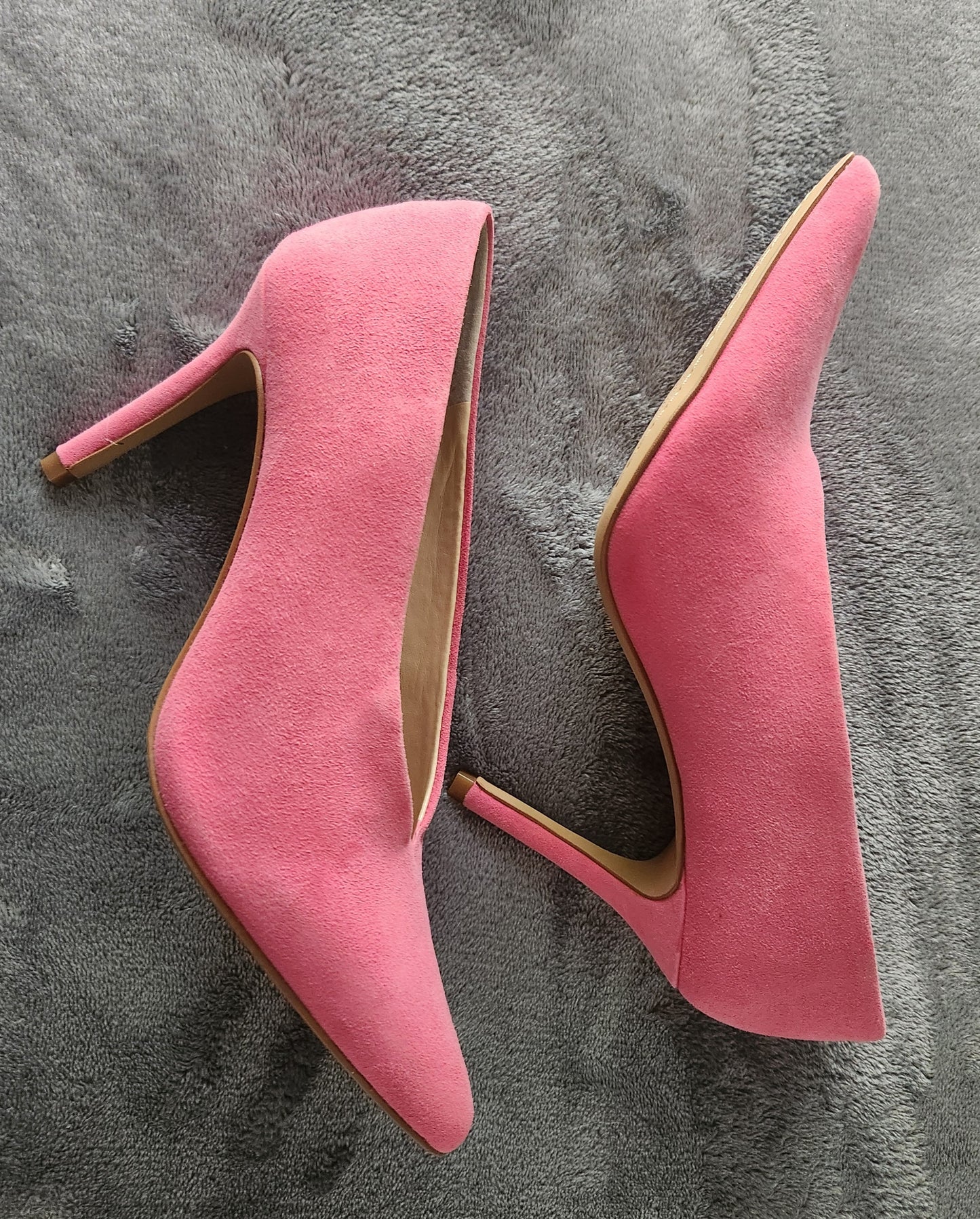 Vince Camutto Barbie Pink Suede Heels