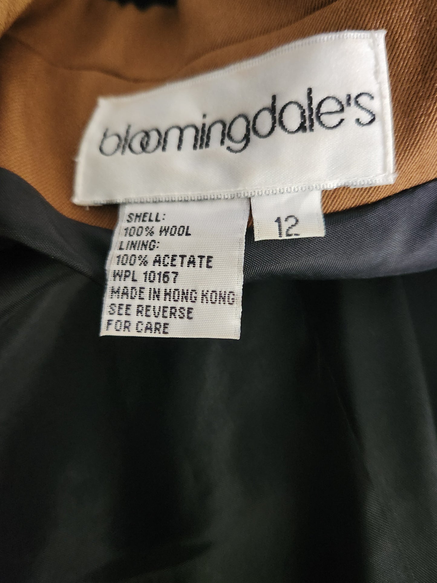 VJKT-Vintage Bloomingdales Jaquar Silk Outer Jacket Size 12